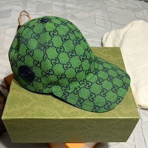 GUCCI HAT BLUE / GREEN